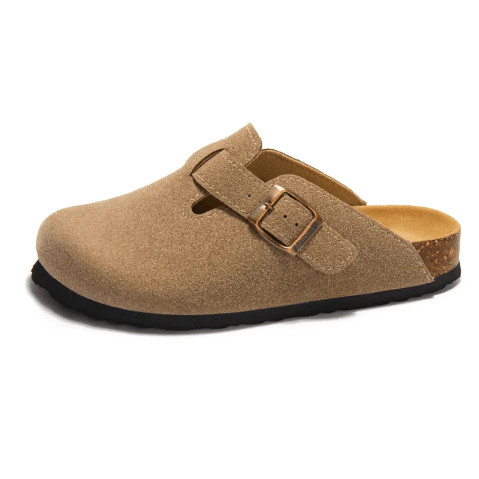 Velune Boston Suede Clog - Sand