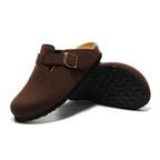 Velune Hefesto Suede Clog - Coffee