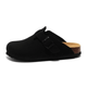 Velune Boston Suede Clog - Black