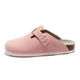 Velune Boston Suede Clog - Pink