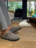 Velune Hefesto Suede Clog - Gray