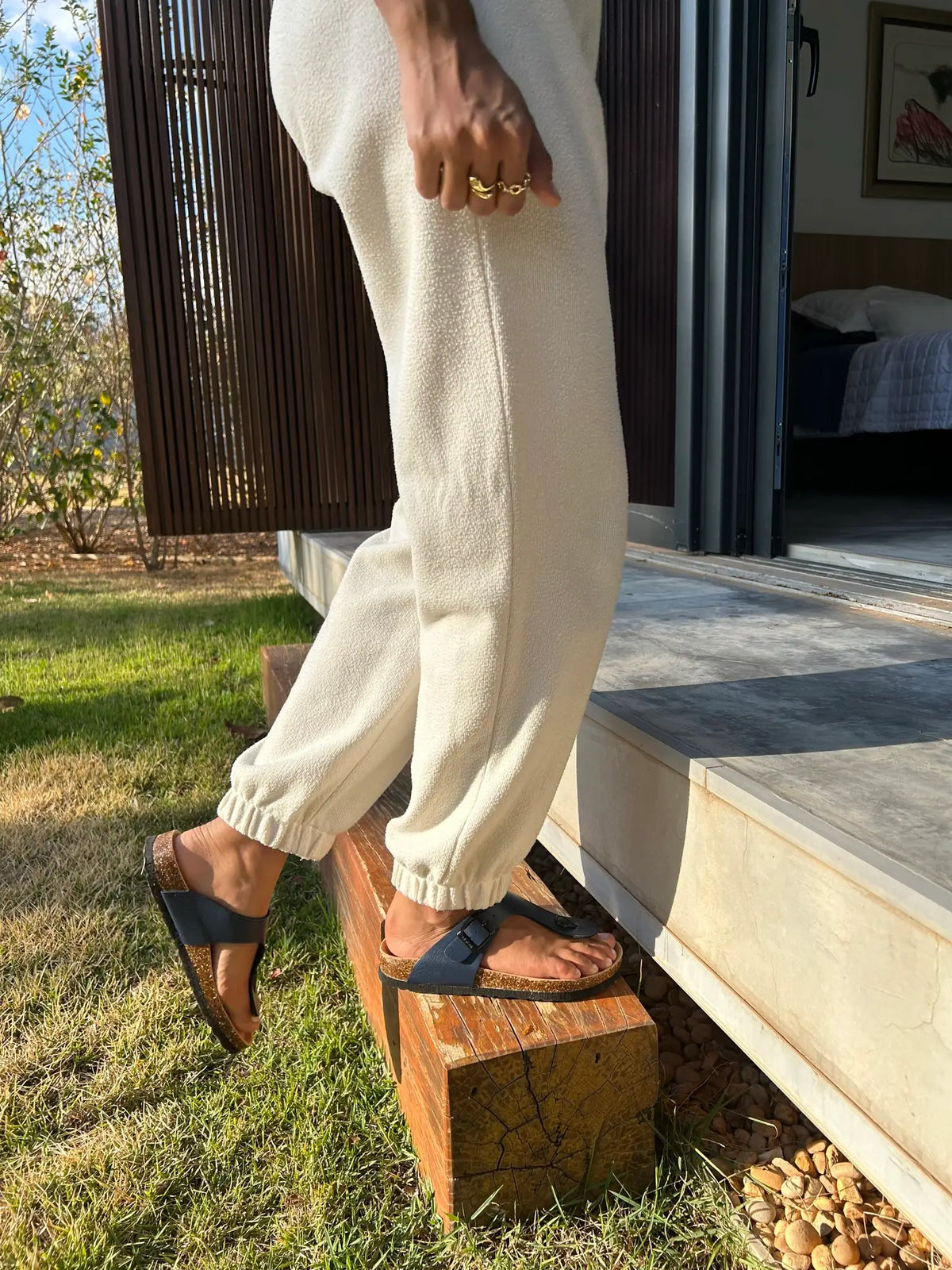Velune Afrodite Sandals - Navy