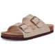 Velune Arizona Leather Sandals - Stone