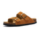 Velune Arizona Suede Sandals - Orange