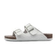 Velune Arizona Leather Sandals - White