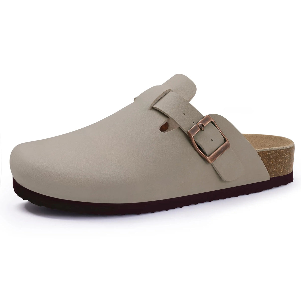 Velune Hefesto Leather Clog - Stone