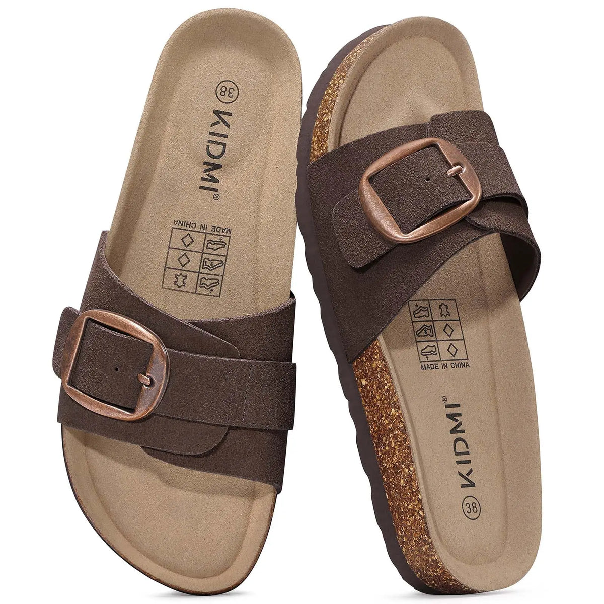 Velune Atena Sandals - Brown
