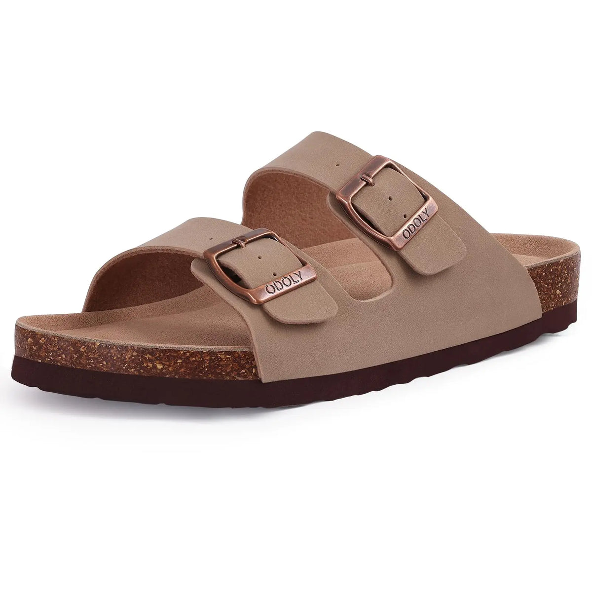 Velune Hermes Leather Sandals - Apricot